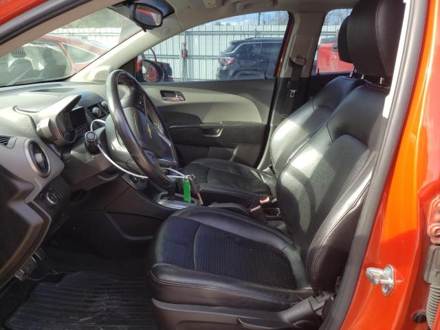 1G1JE5SB3D4161774 - 2013 CHEVROLET SONIC LTZ ORANGE photo 7