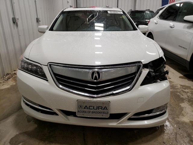 JH4KC1F5XGC001284 - 2016 ACURA RLX TECH WHITE photo 5