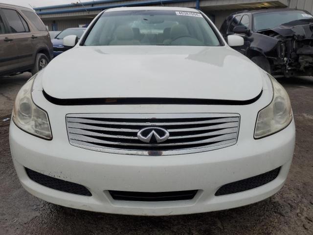 JNKBV61E17M718942 - 2007 INFINITI G35 WHITE photo 5