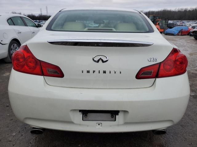 JNKBV61E17M718942 - 2007 INFINITI G35 WHITE photo 6