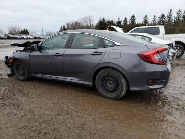 2HGFC2F57JH006831 - 2018 HONDA CIVIC LX GRAY photo 2