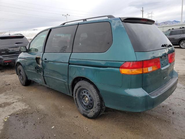 5FNRL18642B007972 - 2002 HONDA ODYSSEY EX GREEN photo 2