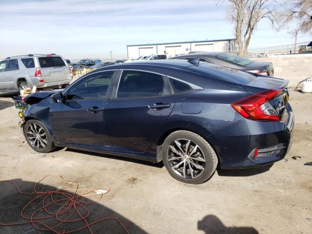 JHMFC1F79JX038653 - 2018 HONDA CIVIC EXL BLUE photo 2