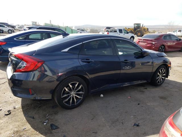 JHMFC1F79JX038653 - 2018 HONDA CIVIC EXL BLUE photo 3