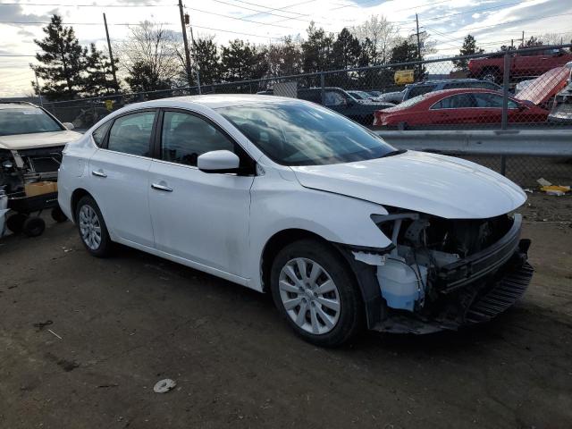 3N1AB7AP5KY357172 - 2019 NISSAN SENTRA S WHITE photo 4