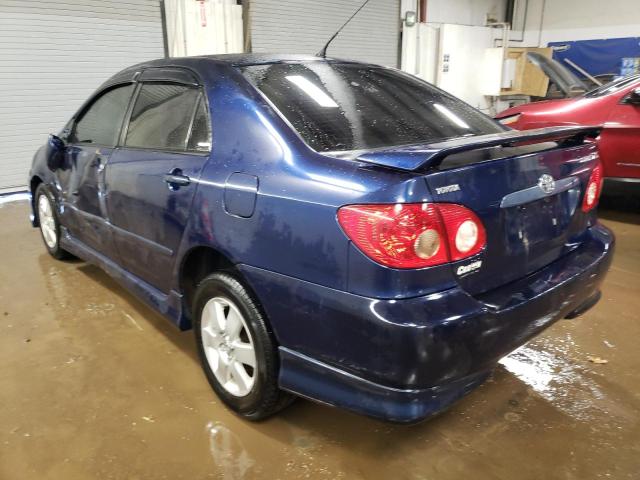 1NXBR32E08Z972643 - 2008 TOYOTA COROLLA CE BLUE photo 2