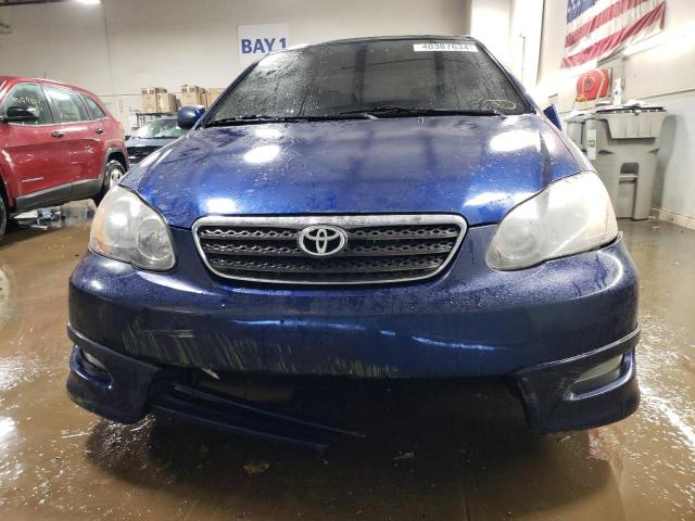 1NXBR32E08Z972643 - 2008 TOYOTA COROLLA CE BLUE photo 5