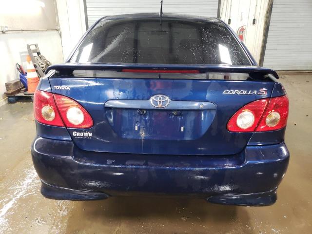 1NXBR32E08Z972643 - 2008 TOYOTA COROLLA CE BLUE photo 6