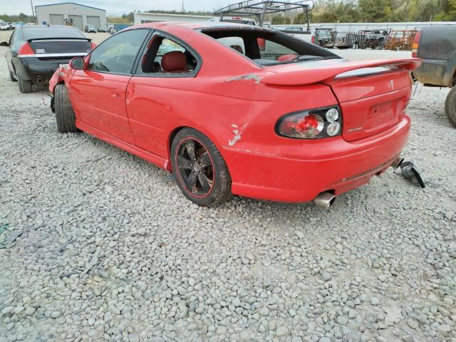 6G2VX12U56L554611 - 2006 PONTIAC GTO RED photo 3