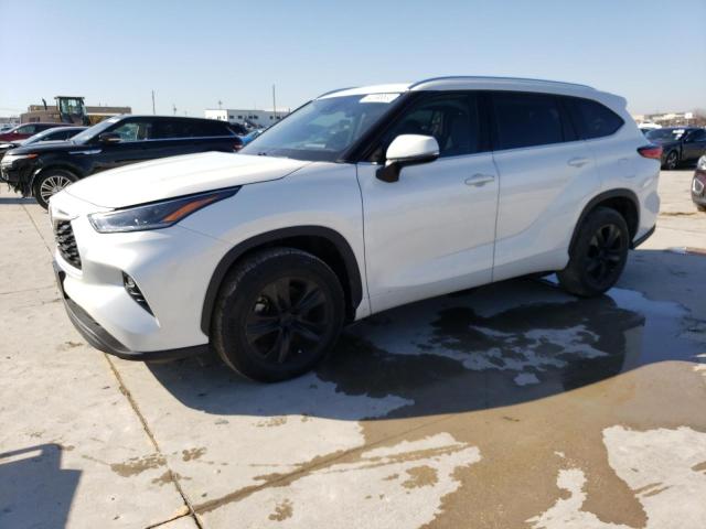 5TDGZRAH7MS529011 - 2021 TOYOTA HIGHLANDER XLE WHITE photo 1