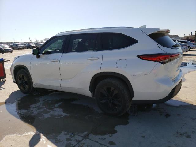 5TDGZRAH7MS529011 - 2021 TOYOTA HIGHLANDER XLE WHITE photo 2