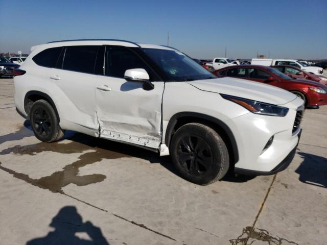 5TDGZRAH7MS529011 - 2021 TOYOTA HIGHLANDER XLE WHITE photo 4