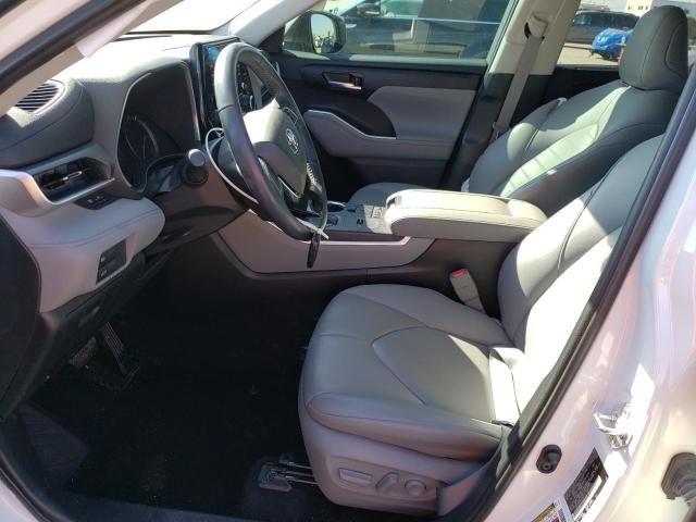 5TDGZRAH7MS529011 - 2021 TOYOTA HIGHLANDER XLE WHITE photo 7