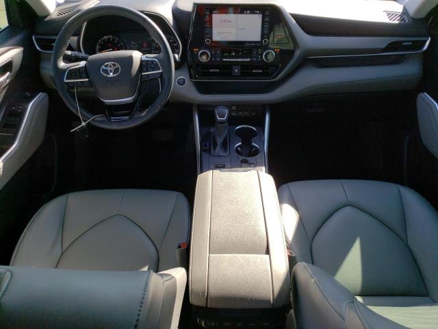 5TDGZRAH7MS529011 - 2021 TOYOTA HIGHLANDER XLE WHITE photo 8