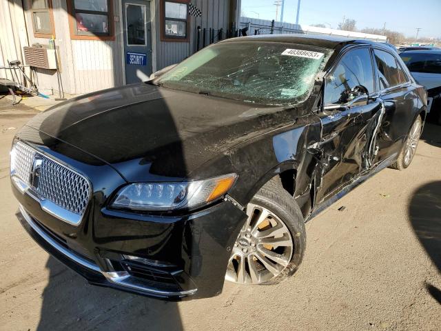 1LN6L9NC4H5609238 - 2017 LINCOLN CONTINENTA RESERVE BLACK photo 1