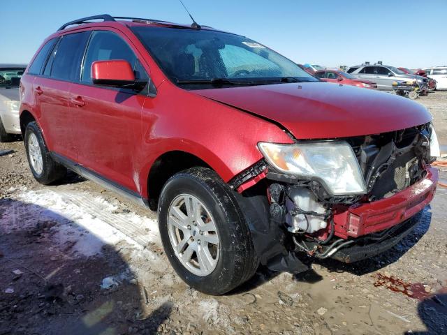 2FMDK48C38BA20671 - 2008 FORD EDGE SEL RED photo 4