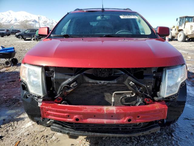 2FMDK48C38BA20671 - 2008 FORD EDGE SEL RED photo 5