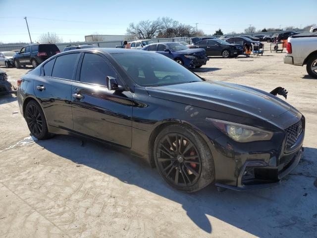 JN1FV7AP7JM460365 - 2018 INFINITI Q50 RED SPORT 400 BLACK photo 4