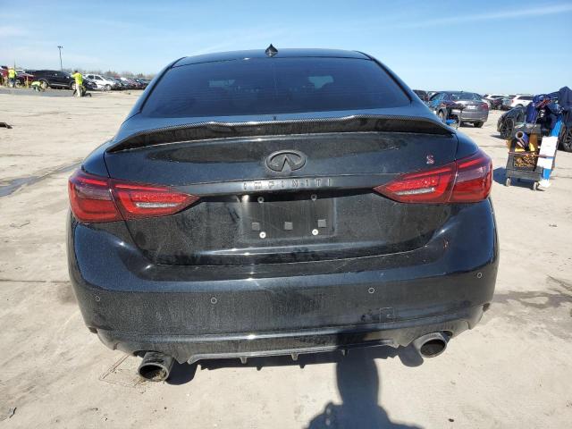 JN1FV7AP7JM460365 - 2018 INFINITI Q50 RED SPORT 400 BLACK photo 6