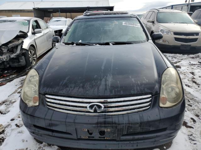 JNKCV51E43M329365 - 2003 INFINITI G35 BLACK photo 5