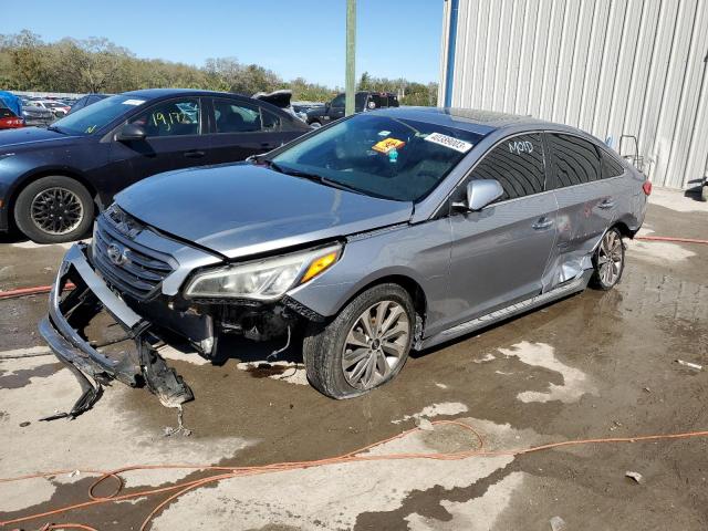 5NPE34AF7HH536353 - 2017 HYUNDAI SONATA SPORT SILVER photo 1