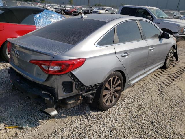 5NPE34AF7HH536353 - 2017 HYUNDAI SONATA SPORT SILVER photo 3