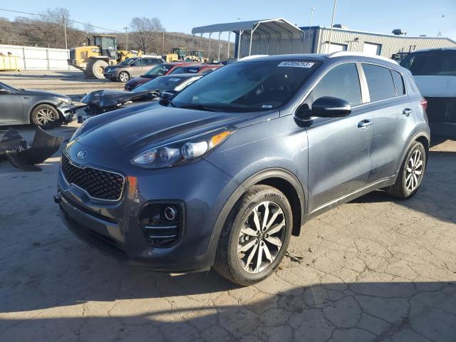 KNDPN3AC9H7235557 - 2017 KIA SPORTAGE EX BLUE photo 1