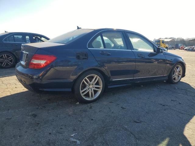 WDDGF4HB2CR199097 - 2012 MERCEDES-BENZ C 250 BLUE photo 3