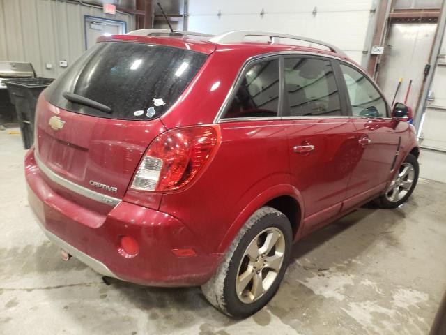 3GNAL4EK8ES669914 - 2014 CHEVROLET CAPTIVA LTZ RED photo 3