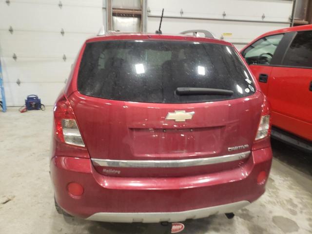 3GNAL4EK8ES669914 - 2014 CHEVROLET CAPTIVA LTZ RED photo 6