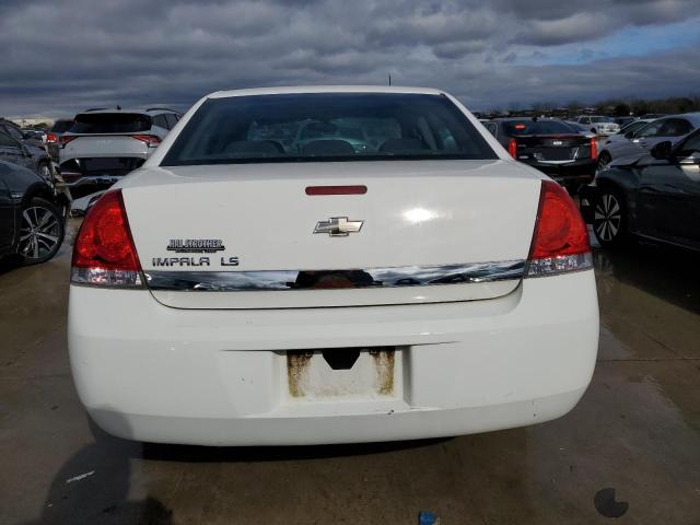 2G1WB58K769401107 - 2006 CHEVROLET IMPALA LS WHITE photo 6