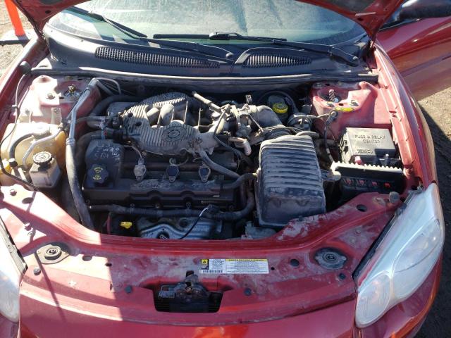 1C3EL75R76N285180 - 2006 CHRYSLER SEBRING GTC RED photo 11