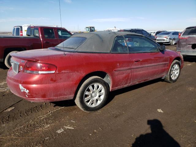 1C3EL75R76N285180 - 2006 CHRYSLER SEBRING GTC RED photo 3