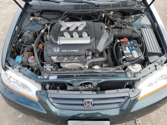 1HGCG2259YA017173 - 2000 HONDA ACCORD EX GREEN photo 11