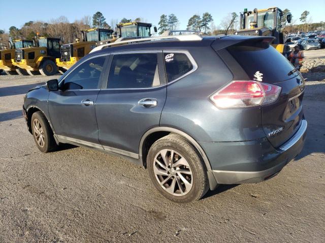 5N1AT2MTXGC846622 - 2016 NISSAN ROGUE S BLUE photo 2