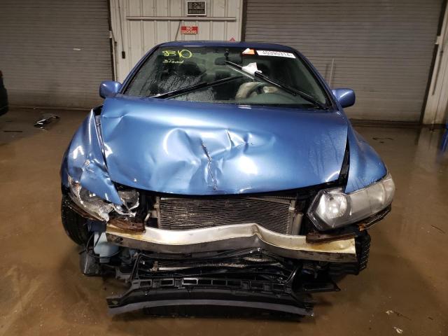 2HGFG1B60BH514394 - 2011 HONDA CIVIC LX BLUE photo 5