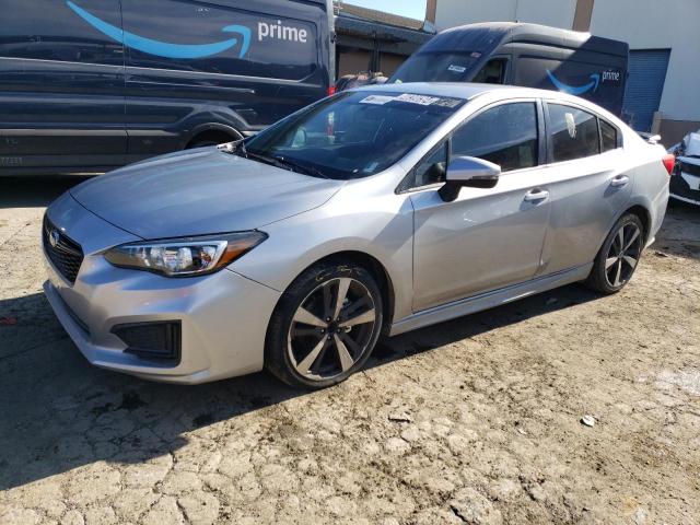 4S3GKAK60J3602560 - 2018 SUBARU IMPREZA SPORT SILVER photo 1