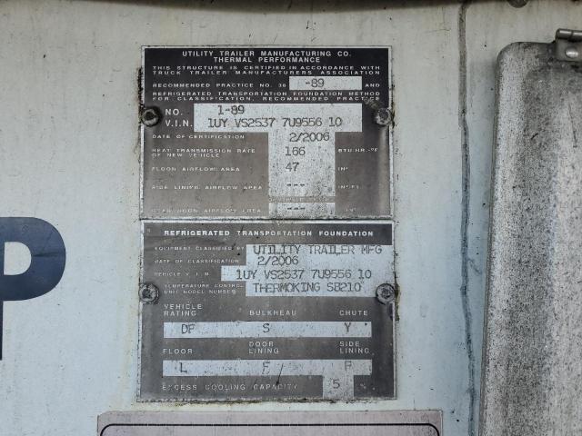 1UYVS25377U955610 - 2007 UTILITY TRAILER WHITE photo 10