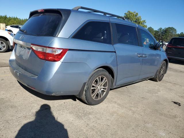 5FNRL5H43CB073260 - 2012 HONDA ODYSSEY EX BLUE photo 3