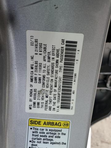 19UUA8F53DA012547 - 2013 ACURA TL TECH SILVER photo 12