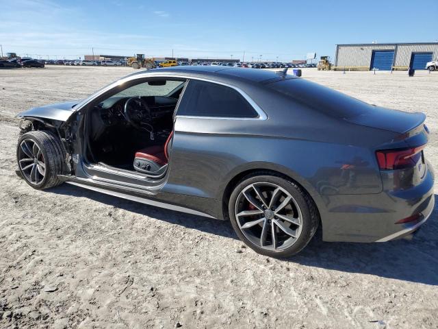 WAUP4AF51JA018558 - 2018 AUDI S5 PREMIUM PLUS ნაცრისფერი ფოტო 2