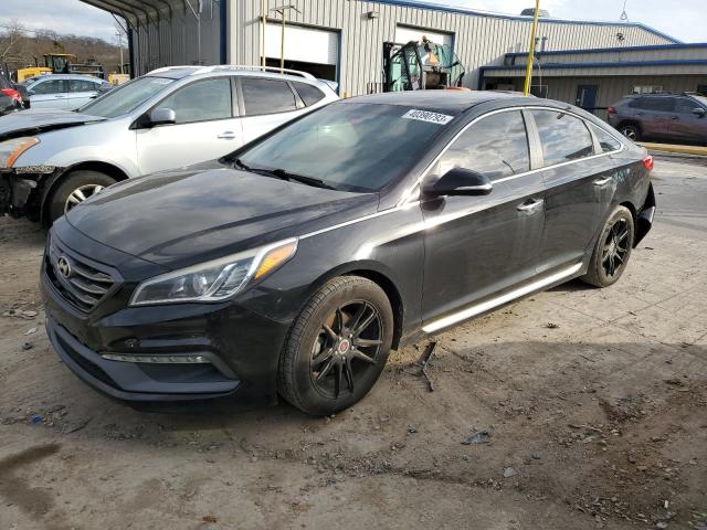 5NPE34AF0FH049735 - 2015 HYUNDAI SONATA SPORT BLACK photo 1