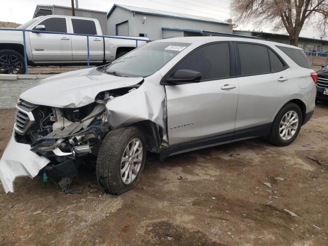 3GNAXREV7JL361262 - 2018 CHEVROLET EQUINOX LS SILVER photo 1