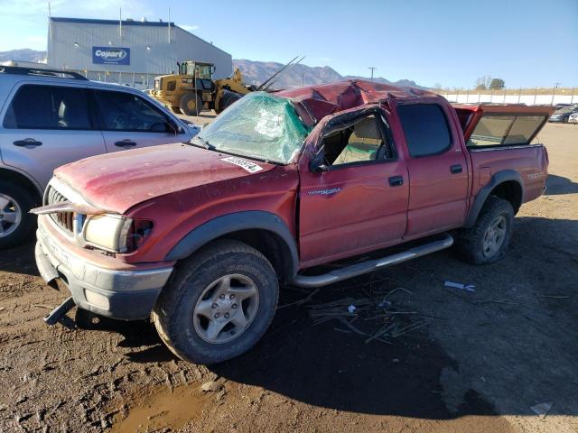 5TEHN72N73Z299528 - 2003 TOYOTA TACOMA DOUBLE CAB RED photo 1