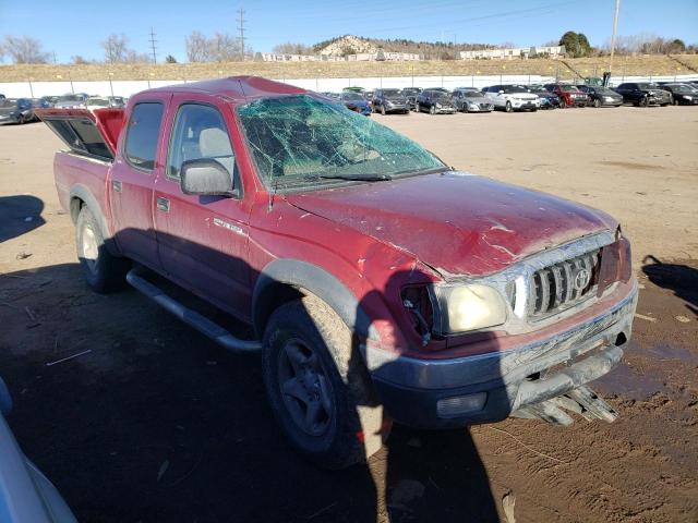 5TEHN72N73Z299528 - 2003 TOYOTA TACOMA DOUBLE CAB RED photo 4