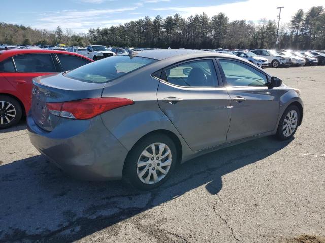 5NPDH4AE1CH067130 - 2012 HYUNDAI ELANTRA GLS SILVER photo 3