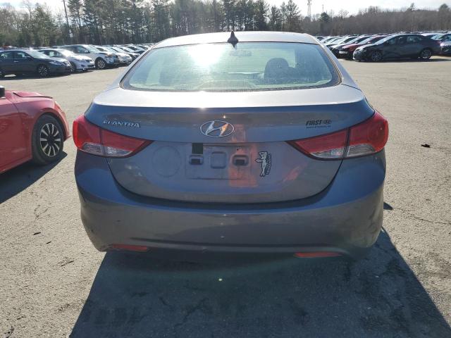 5NPDH4AE1CH067130 - 2012 HYUNDAI ELANTRA GLS SILVER photo 6