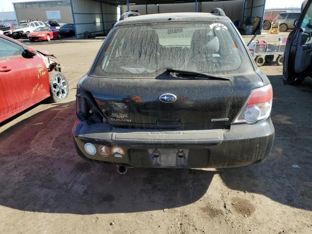 JF1GG67676H821006 - 2006 SUBARU IMPREZA 2.5I SPORTS WAGON BLACK photo 6