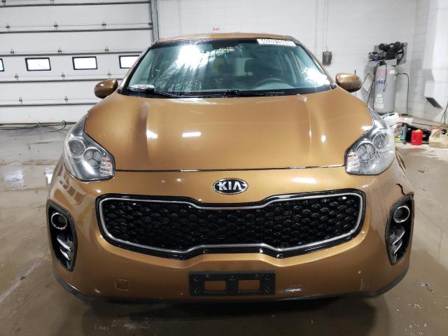 KNDPMCAC3J7447251 - 2018 KIA SPORTAGE LX ORANGE photo 5