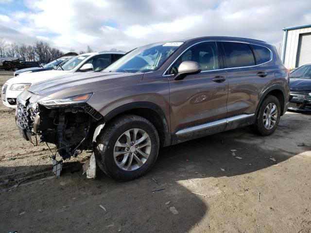 5NMS3CAD4LH214593 - 2020 HYUNDAI SANTA FE SEL BROWN photo 1